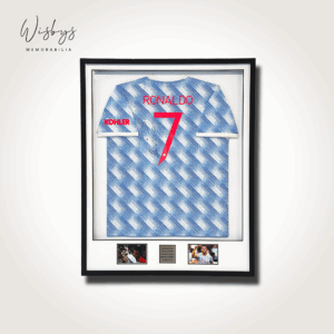 Framed Cristiano Ronaldo Manchester United Jersey