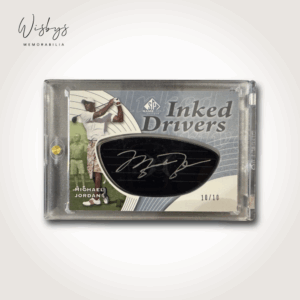 Michael Jordan Signed 2012 Game Used Inked Drivers Card 10 of 10