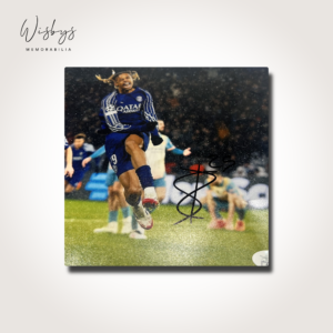 Bradley Barcola signed Paris Saint Germain photo, view 3