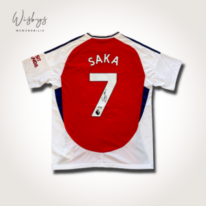 Bukayo Saka Signed Arsenal Jersey