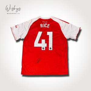 Declan Rice Signed Arsenal Jersey