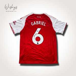 Gabriel Signed Arsenal Jersey