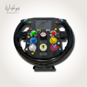 Kimi Raikkonen Signed 2007 Replica Steering Wheel