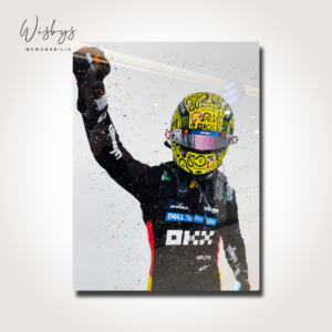 Lando Norris signed limited edition artwork, view 3