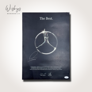 Lewis Hamilton Signed 2014 F1 World Champion Poster