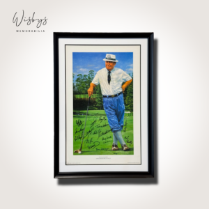 Gene Sarazen Masters Champions Multi-Signed Poster