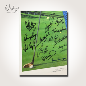 Gene Sarazen Masters Champions Multi-Signed Poster, view 3