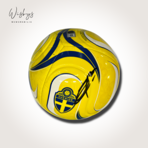 Zlatan Ibrahimovic Signed Sweden Football, view 3