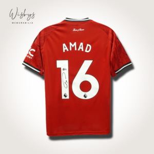 Amad Diallo Signed Manchester United Jersey