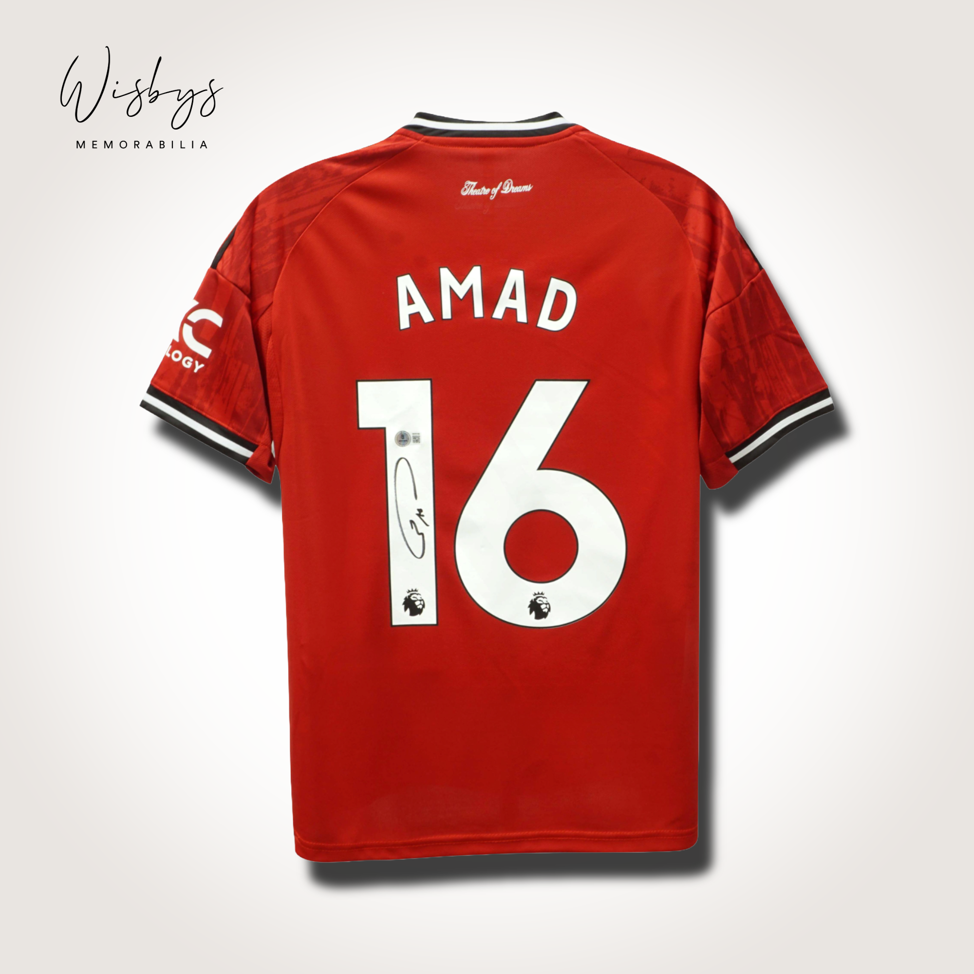 Amad Diallo Signed Manchester United Jersey