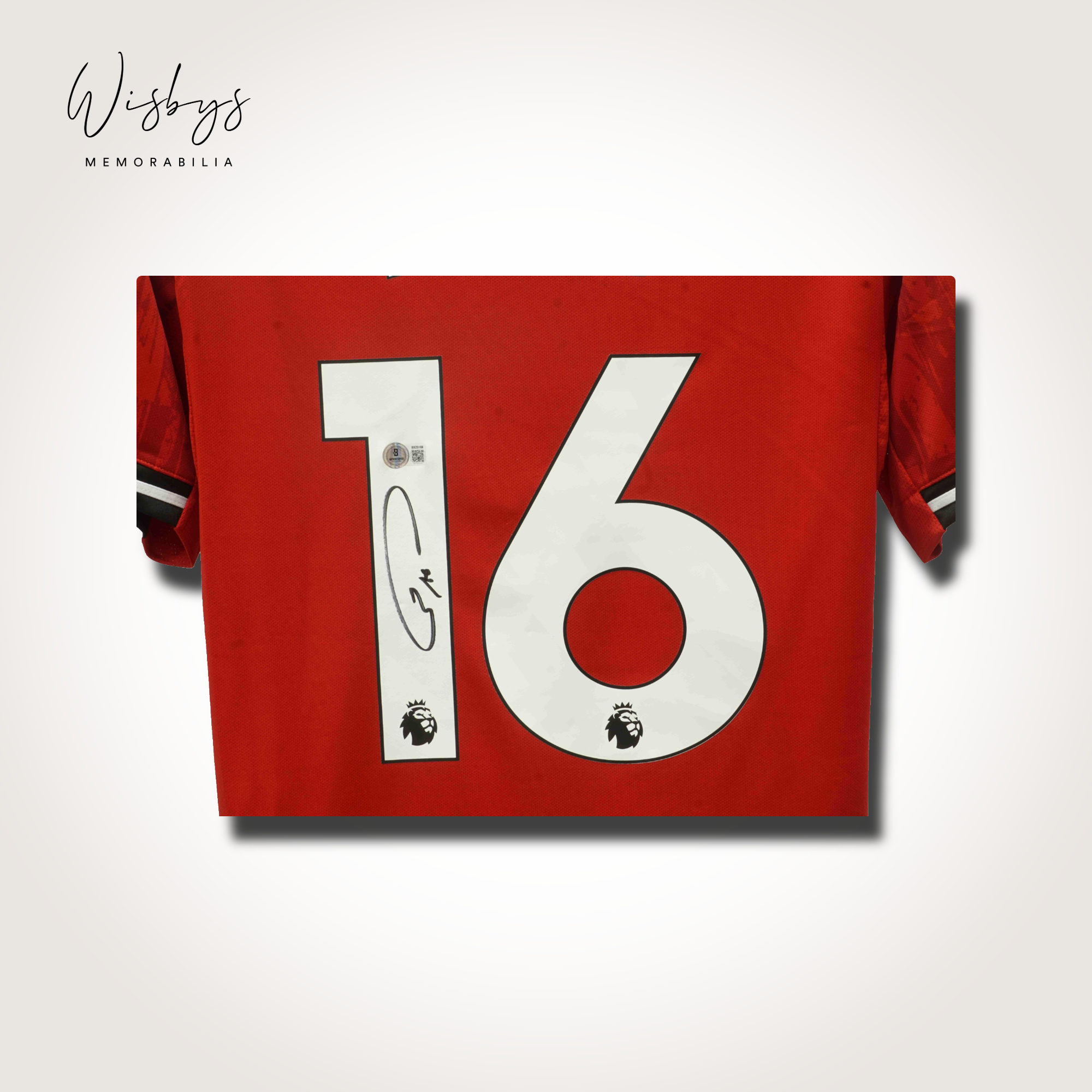 Amad Diallo Signed Manchester United Jersey - Image 3