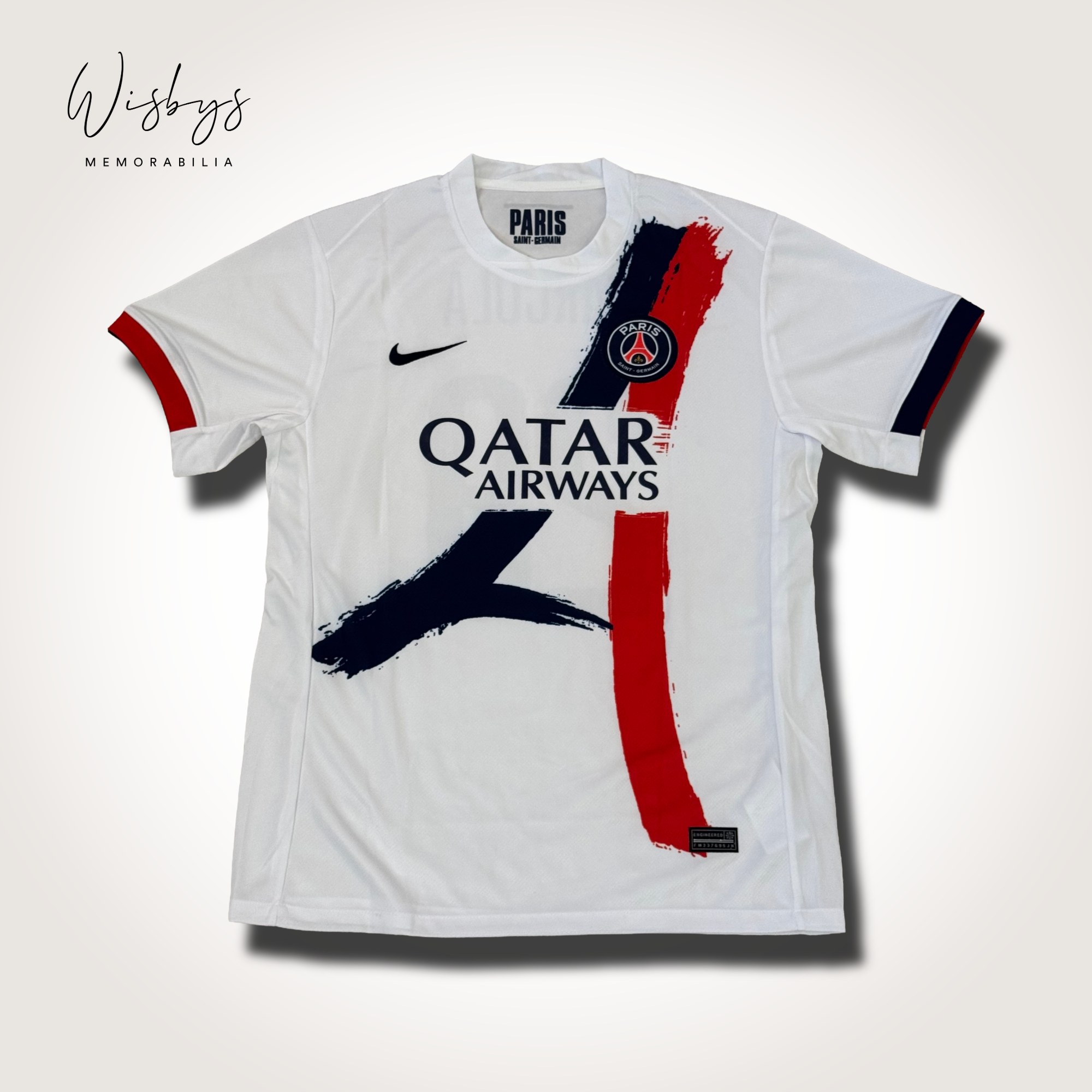 Bradley Barcola Signed Paris Saint Germain Jersey - Image 2