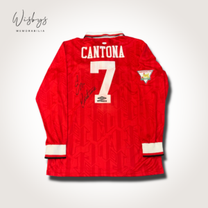 Eric Cantona Signed Manchester United Jersey