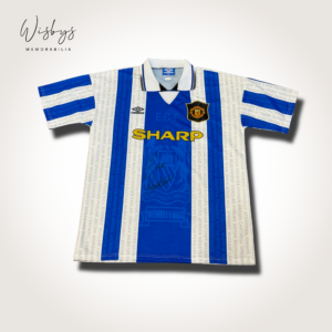 Eric Cantona Signed Wembley Special Manchester United Jersey