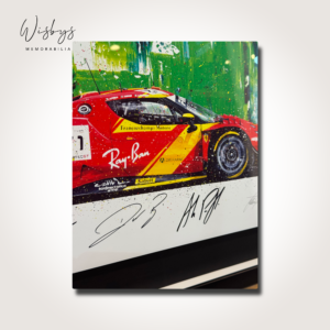 Signed Ferrari artwork, view 4