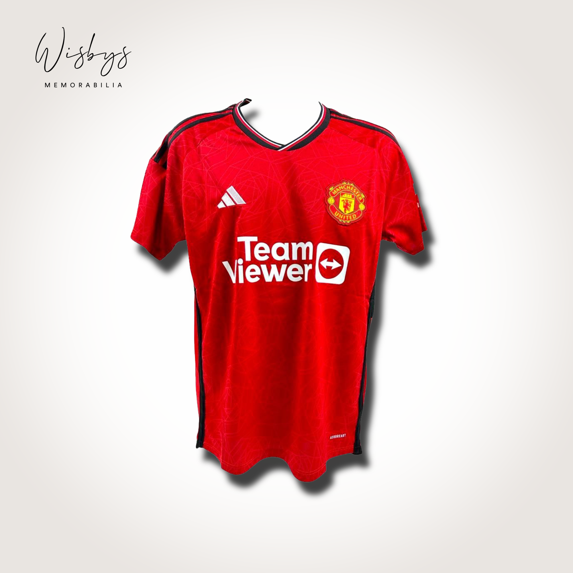 Leny Yoro Signed Manchester United Jersey - Image 2