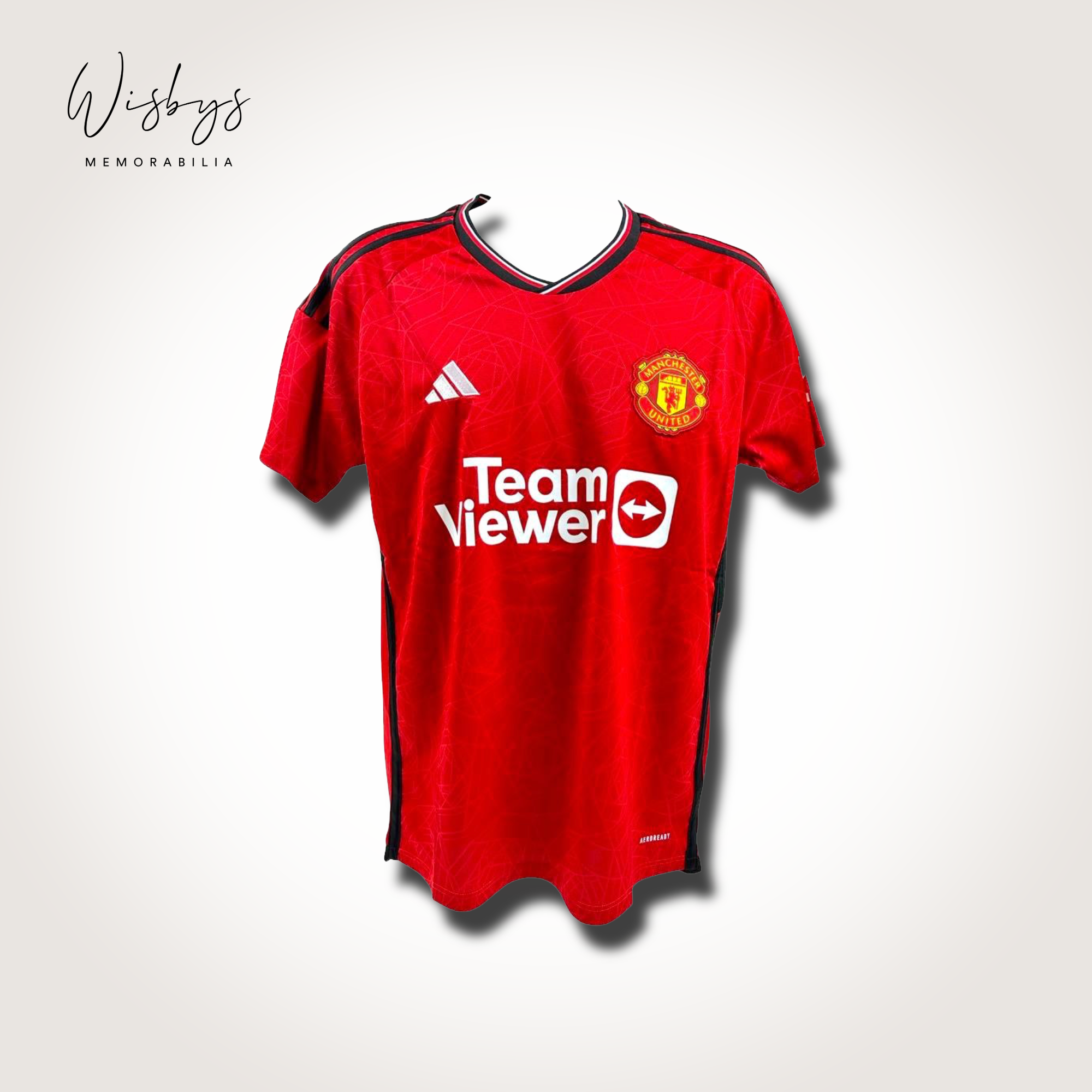 Matheus Cunha Signed Manchester United Jersey - Image 2