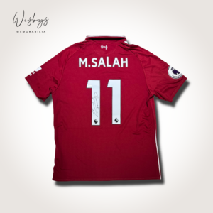 Mohamed Salah Signed Liverpool Champions League Jersey