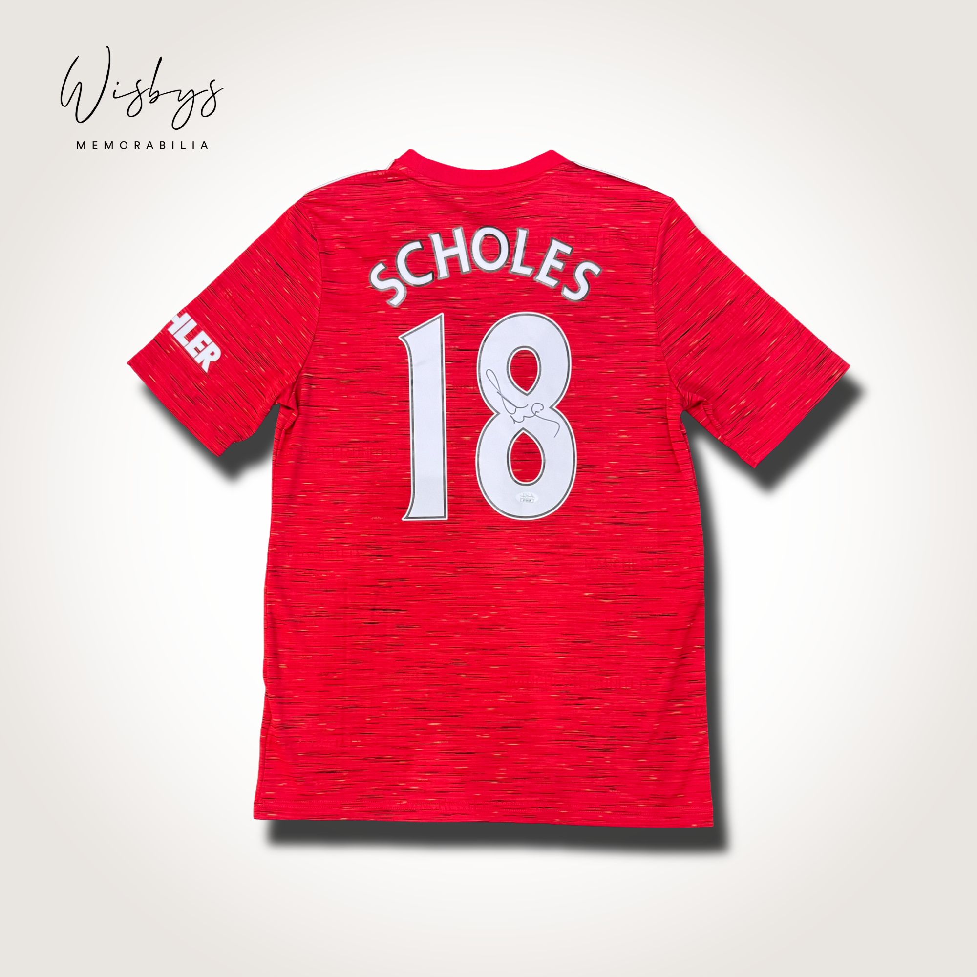 Paul Scholes Signed Manchester United Jersey
