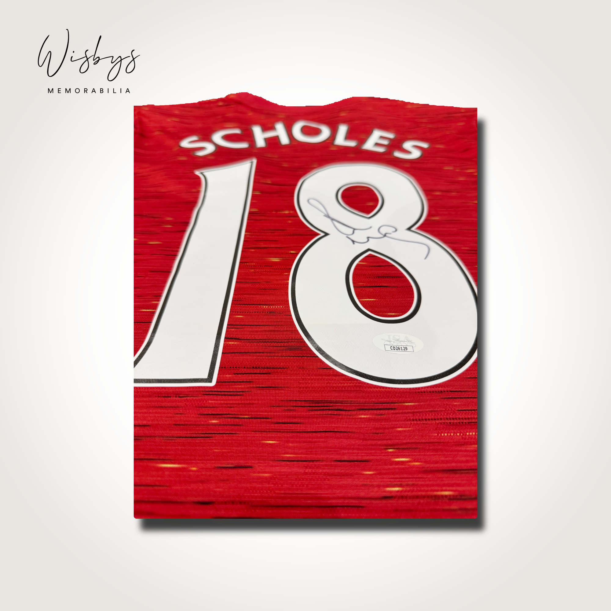 Paul Scholes Signed Manchester United Jersey - Image 3