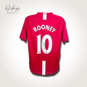 Wayne Rooney Signed Manchester United Jersey