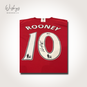 Wayne Rooney signed Manchester United jersey, view 3