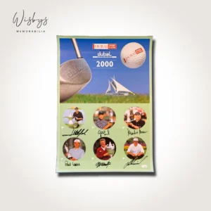 Signed Dubai Desert Classic poster