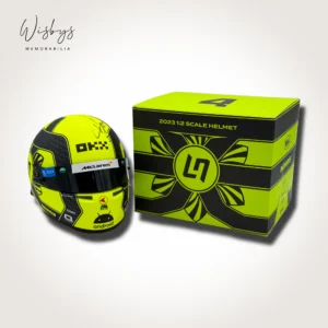 Lando Norris signed helmet