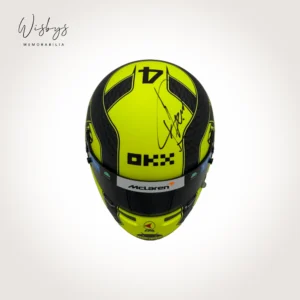 Lando Norris signed helmet, view 6