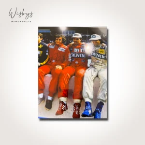 F1 Legends Pit Wall Photo - Prost, Mansell & Piquet, view 3
