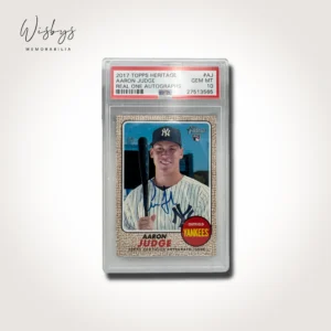Aaron Judge signed trading card