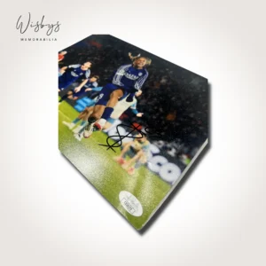 Bradley Barcola signed Paris Saint Germain photo, view 2