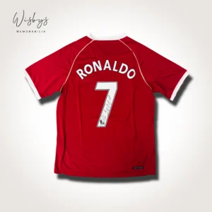 Cristiano Ronaldo signed jersey