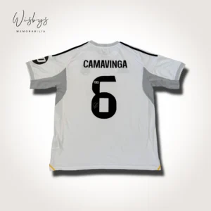 Eduardo Camavinga signed Real Madrid jersey