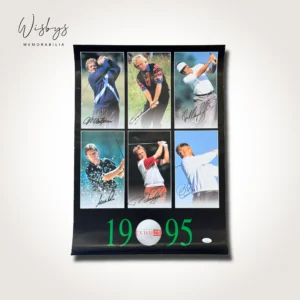 Signed Dubai Desert Classic poster