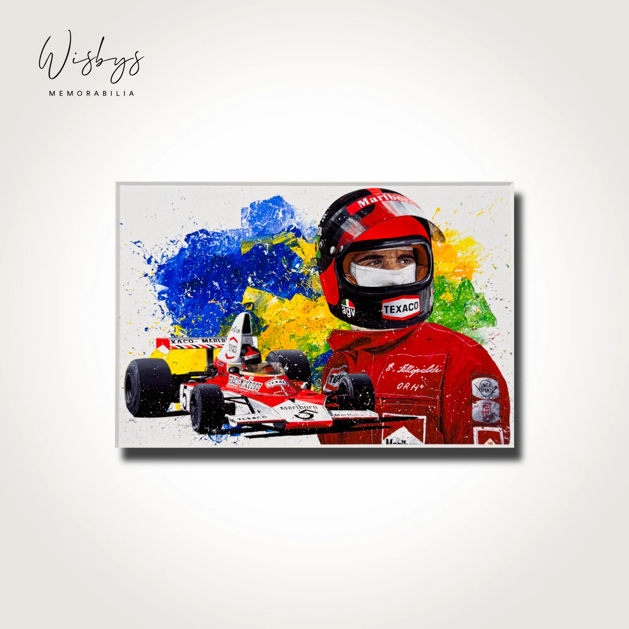 Emerson Fittipaldi artwork, view 3