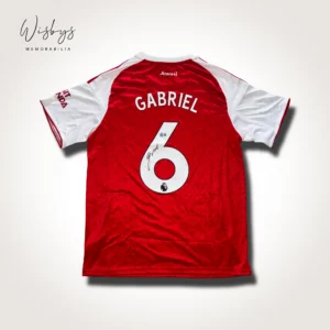 Gabriel signed Arsenal jersey