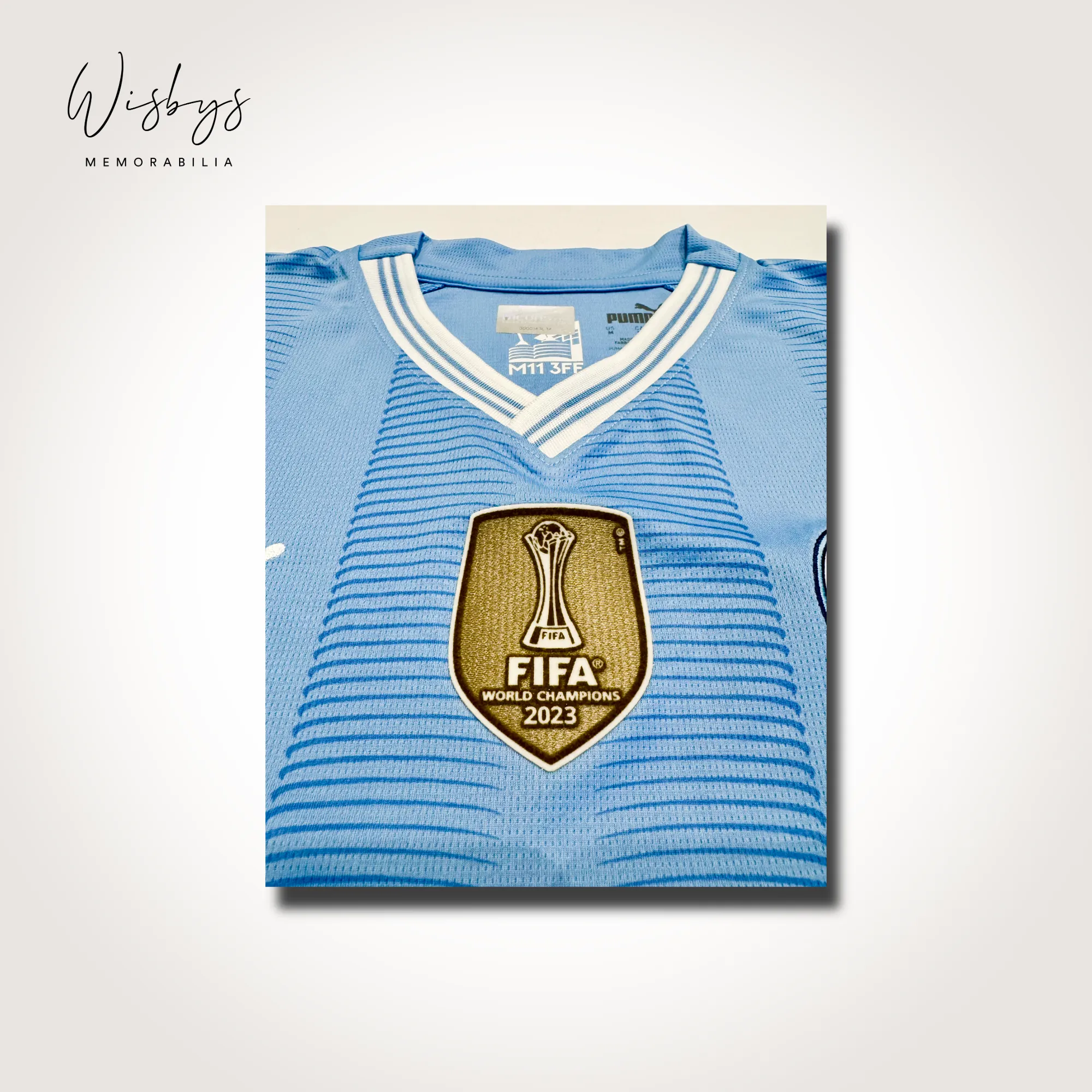 Jack Grealish Manchester City jersey, view 3