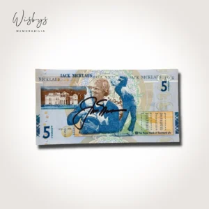 Jack Nicklaus Signed RBS Bank Note, view 2