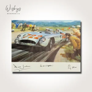 Stirling Moss artwork, view 2