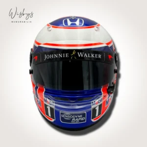 Jenson Button McLaren race worn helmet