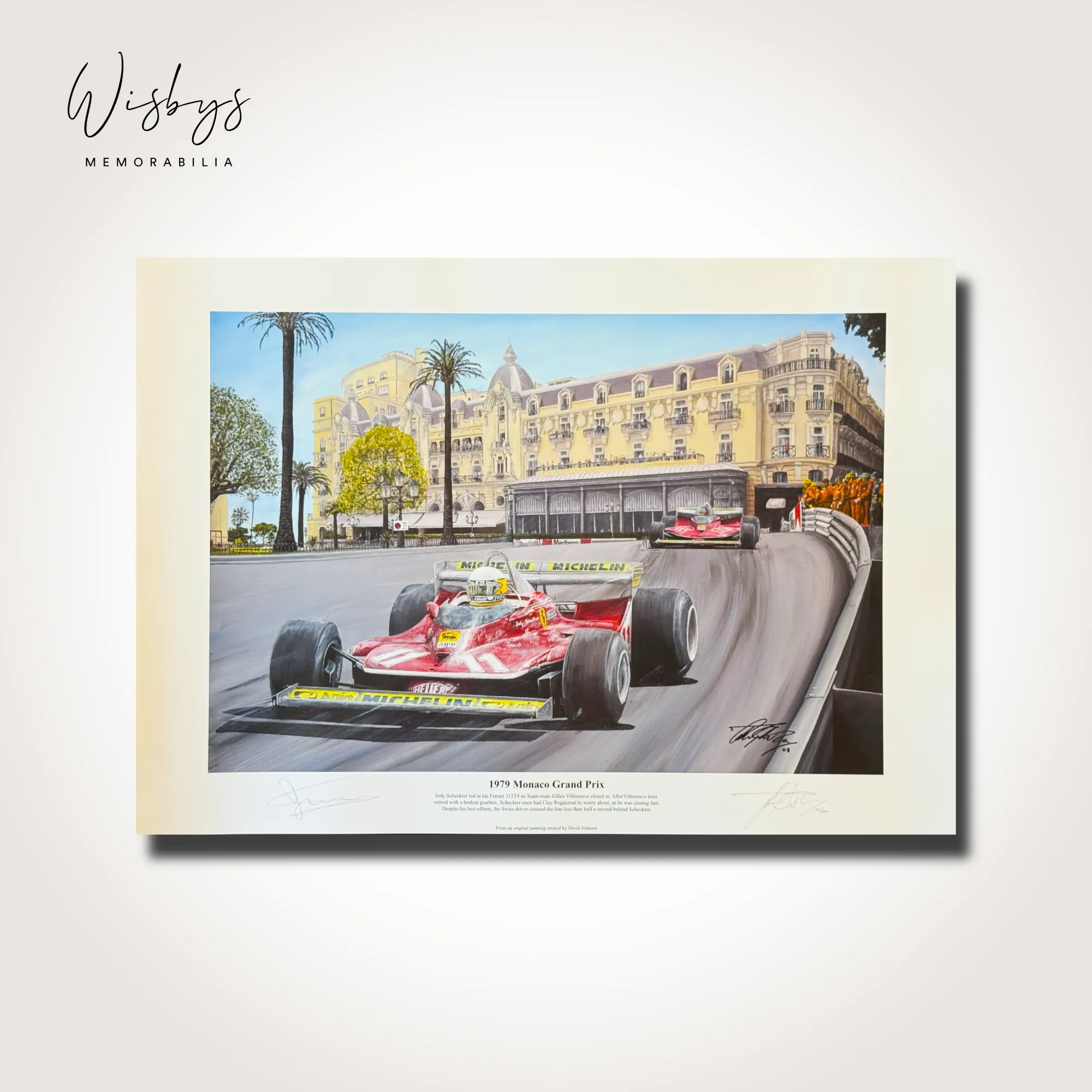 Jody Scheckter limited edition artwork