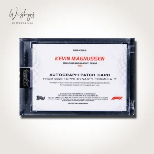 Kevin Magnussen signed trading card, view 2