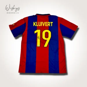Patrick Kluivert Barcelona jersey