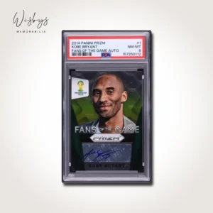 Kobe Bryant signed trading card