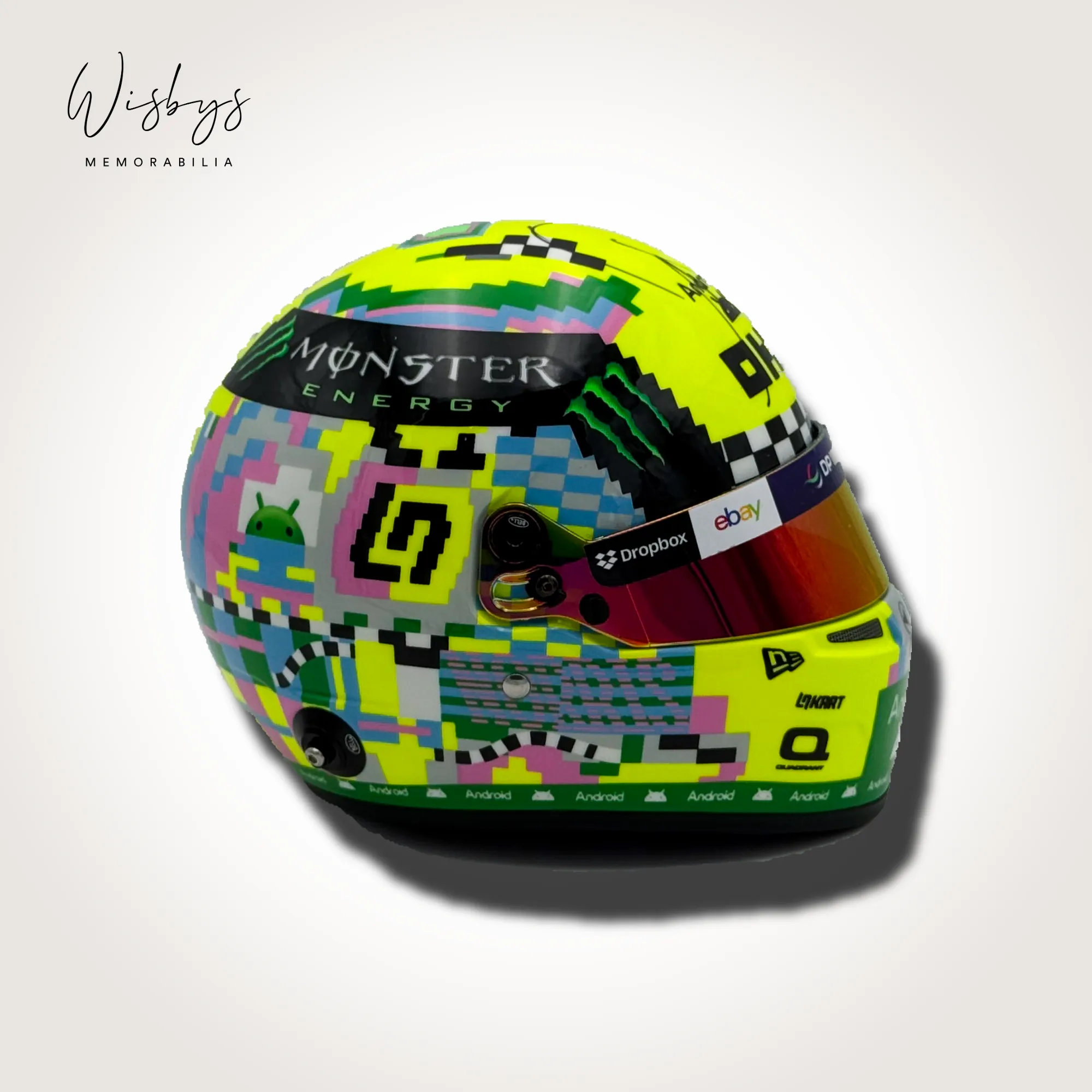 Lando Norris helmet, view 4