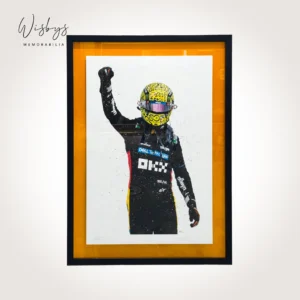 Lando Norris signed limited edition artwork