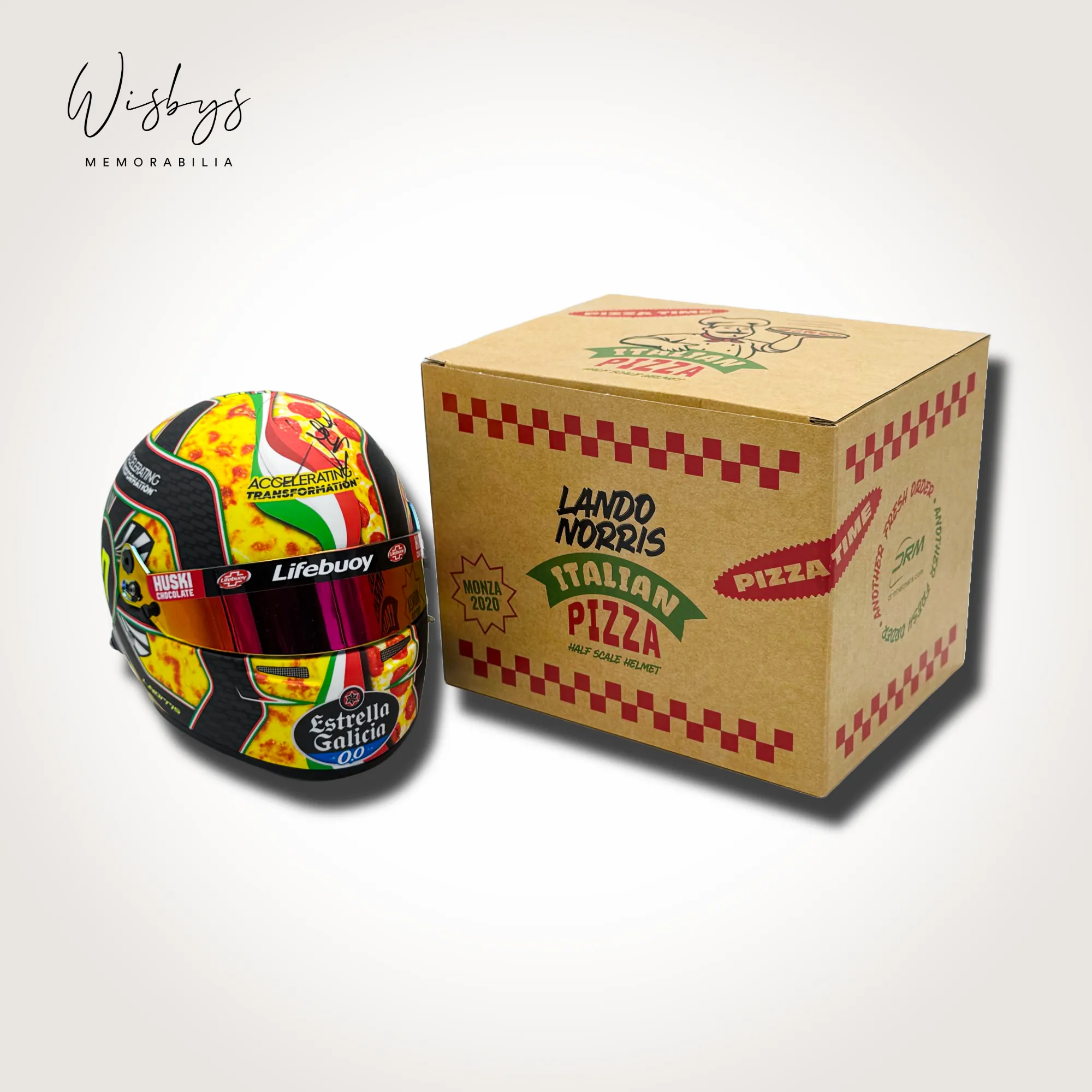 Lando Norris helmet