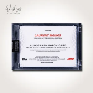 2024 Topps Dynasty F1 Auto Relic Card - Laurent Mekies #1/5, view 2