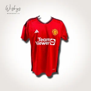 Leny Yoro signed Manchester United jersey, view 2